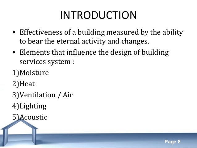 Introduction to Building Services